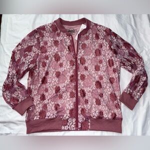 Crazy Train Pink Lace Jacket